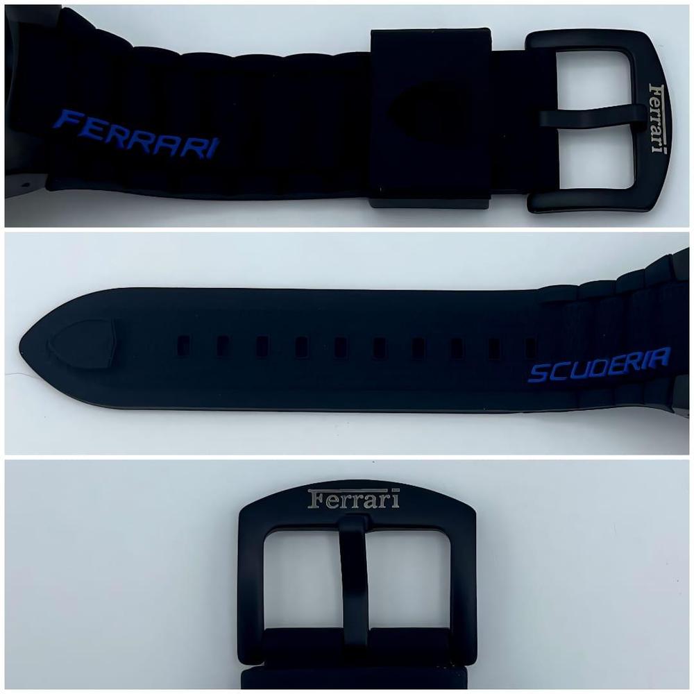 Ferrari Chronograph Sports Watch – Black & Blue Edition