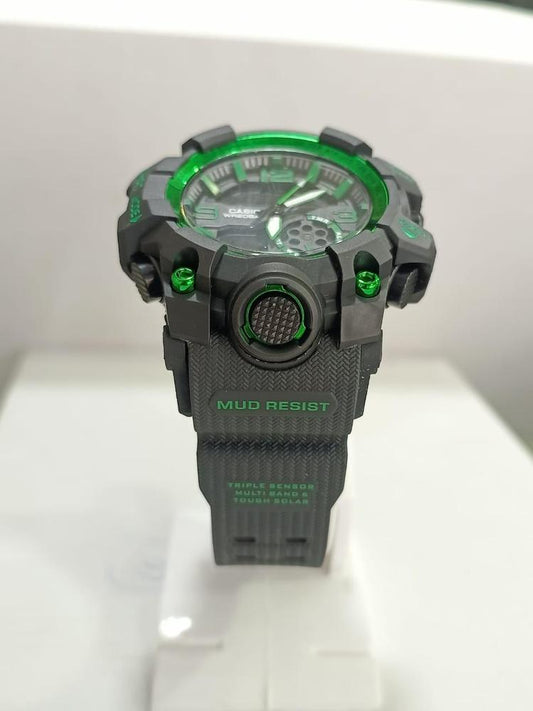 G-Shock Inspired Green & Black Men's Sports Watch