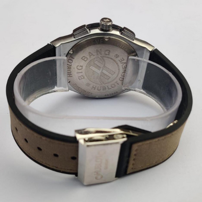 Classic Hublot Chronograph Watch – Leather Strap