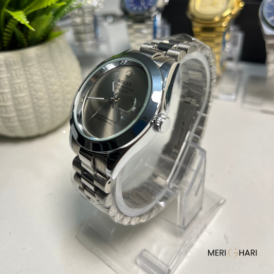 Rolex Oyster Perpetual Datejust – Silver Dial Stainless Steel Watch