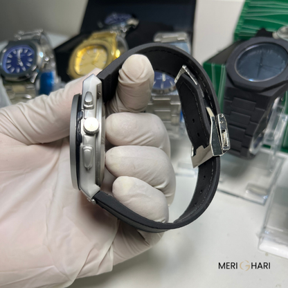 Hublot Classic Fusion Skeleton Dial – Silver Case Luxury Watch