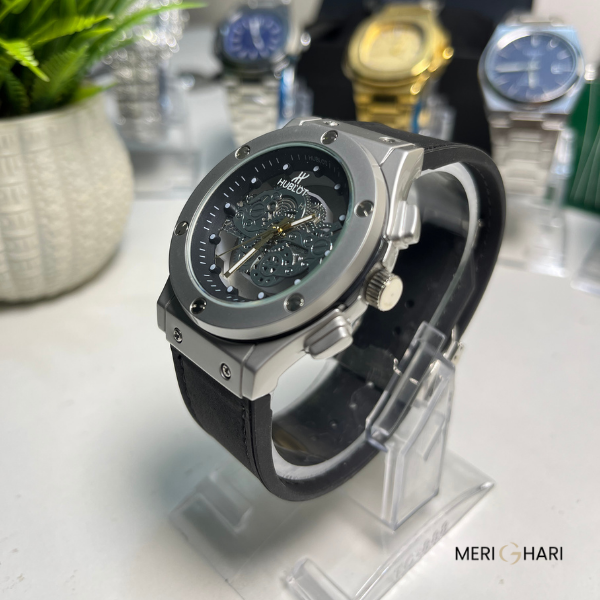 Hublot Classic Fusion Skeleton Dial – Silver Case Luxury Watch