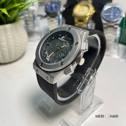 Hublot Classic Fusion Skeleton Dial – Silver Case Luxury Watch