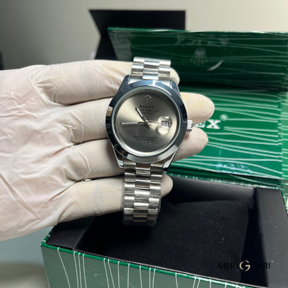 Rolex Oyster Perpetual Datejust – Silver Dial Stainless Steel Watch
