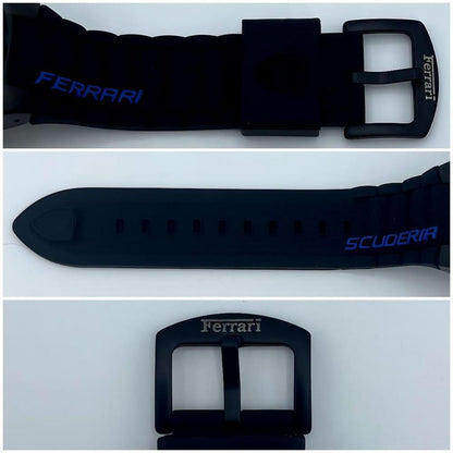 Ferrari Chronograph Sports Watch – Black & Blue Edition