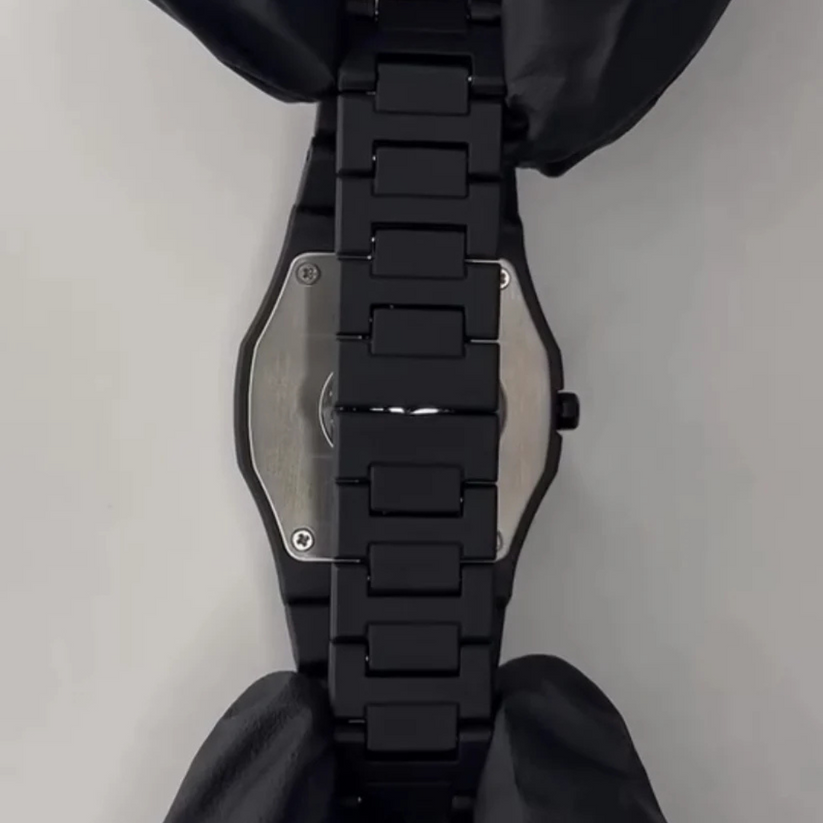 Black Aura Men's Matte Watch | Minimalist Analog Wristwatch