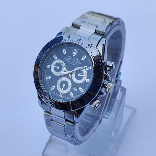 Rolex Chronograph Men’s Quartz Watch – 38mm Stainless Steel