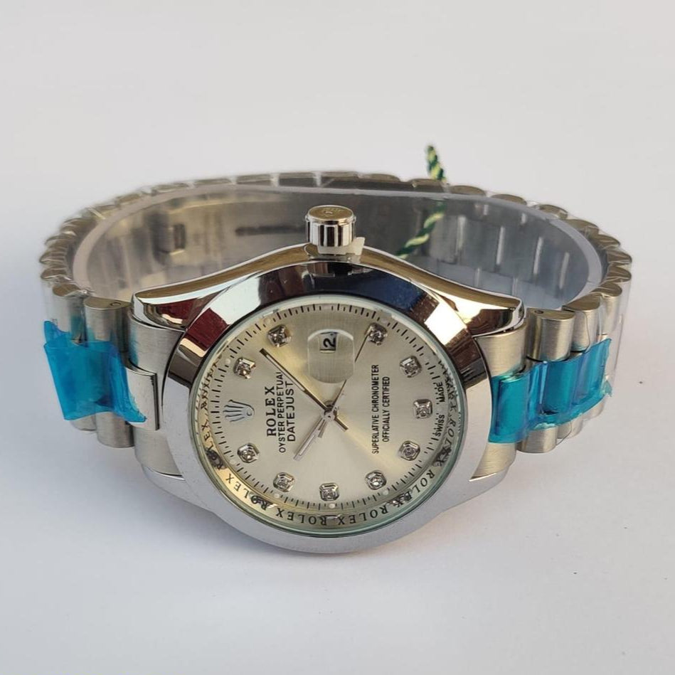 Rolex Datejust Stainless Steel Watch – 38mm Classic Quartz